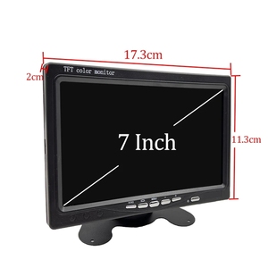 Monitor de cámara de respaldo de vehículo HD de 7 pulgadas de alta calidad, vista trasera, Color inverso, pantalla LCD TFT, TV para coches, camiones - Product Image 1