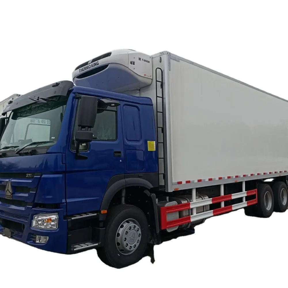 SINOTRUK HOWO 20 Toneladas Freezer de Sorvete Caminhão Caminhão Refrigerado para Exportação