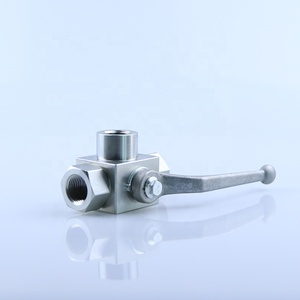 Iplik dışında 2 montaj deliği ile 3 yollu 3/4 inç yüksek basınçlı küresel vana - Product Image 5