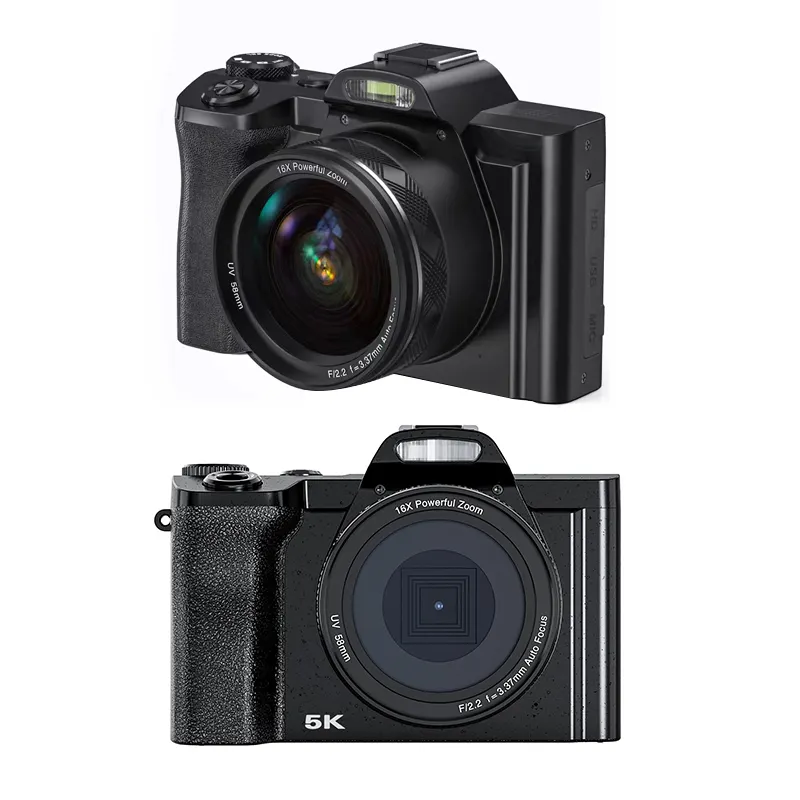 Nuevo producto Cámaras digitales DSLR 48MP 5K con cámara profesional de pantalla IPS de 3,5 pulgadas