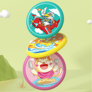 カラフルな子供用ミニフリスビー夏用折りたたみ式フライングディスクカスタムパターン - Product Image 2