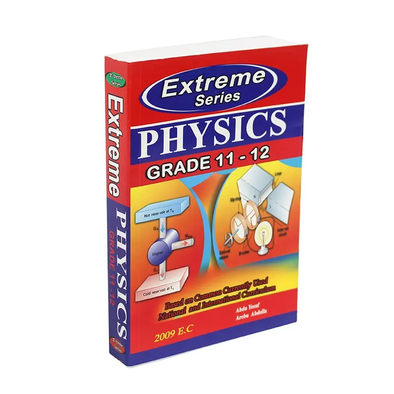 Libro di stampa di libri con copertina morbida della scuola media libro di fisica perfetto rilegatura educativo Offset di carta prezzo di fabbrica