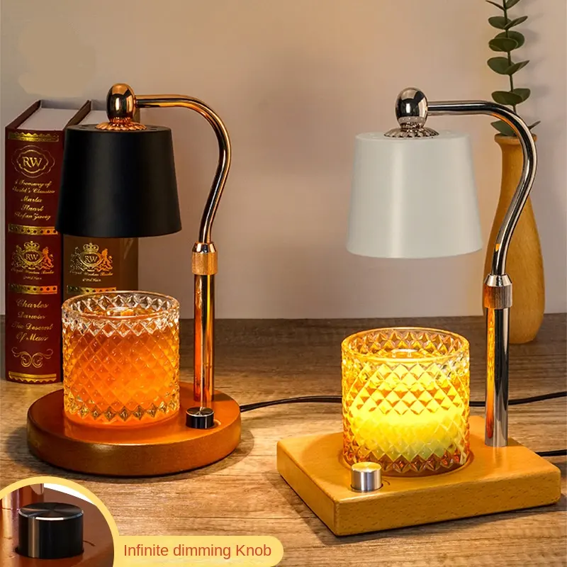 Penjualan Terbaik pembakar dupa elektrik lelehan lilin lampu malam lampu hangat lilin untuk meja kamar tidur