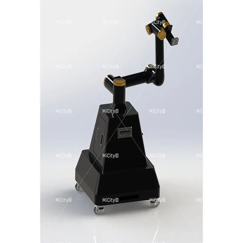 2024 Novo produto Micity 360 Glambot com controle remoto de câmera de braço robótico de 6 eixos para cabine de foto selfie robô glambot