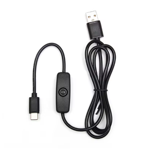 Raspberry PI 4B USB A tipi C arayüzü şarj kablosu için Switch 5V3A güç besleme kablosu ile C tipi elektronik cihazlar