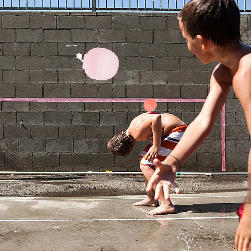 2024 verano piscina al aire libre bomba Globos de agua juguete globo de agua de silicona reutilizable autollenado Globos de agua