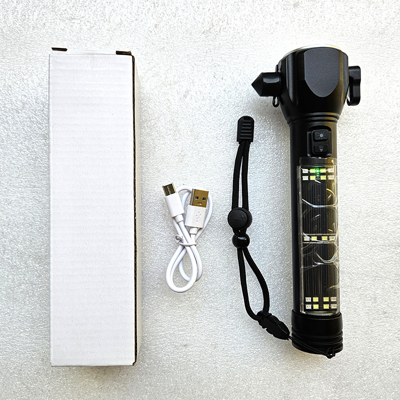 Ampoule de lampe de poche noire (pile non incluse, boîte blanche)