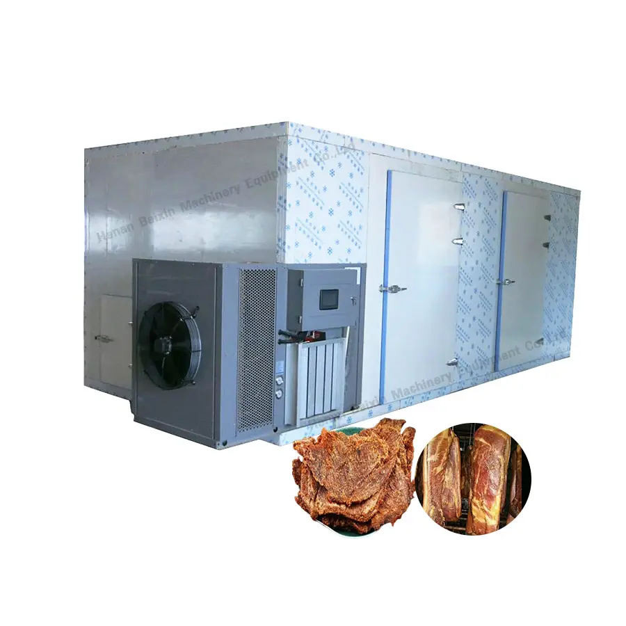 Wärmepumpe Trocknen Fischfutter Trockenraum Jerky Dehydrator Trocken reife Kammern Fleisch trockner Maschine