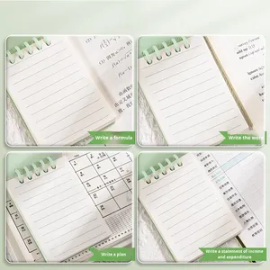 A7 <span class=keywords><strong>Mini</strong></span> Pocket máy tính xách tay bơm lại morandi màu Palette xách tay xoắn ốc chất kết dính cho cao thẩm mỹ du lịch Tạp Chí cho phụ nữ - Product Image 4