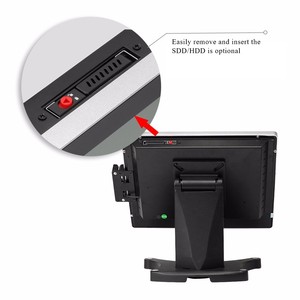 Guangdong OSCAN-1505 Sistema POS todo en uno Intel i5 Windows 10 LED Pantalla táctil de negocios DDR3 RAM SSD Fabricante POS Hardware - Product Image 6