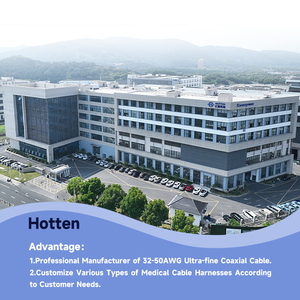 OV6946 kamera modülü kablosu 5C 2X48AWG + 1X 46AWG koaksiyel + 2CX49AWG sinyal tel PFA OD = 0.38mm tıbbi endoskop modülü kablosu - Product Image 3