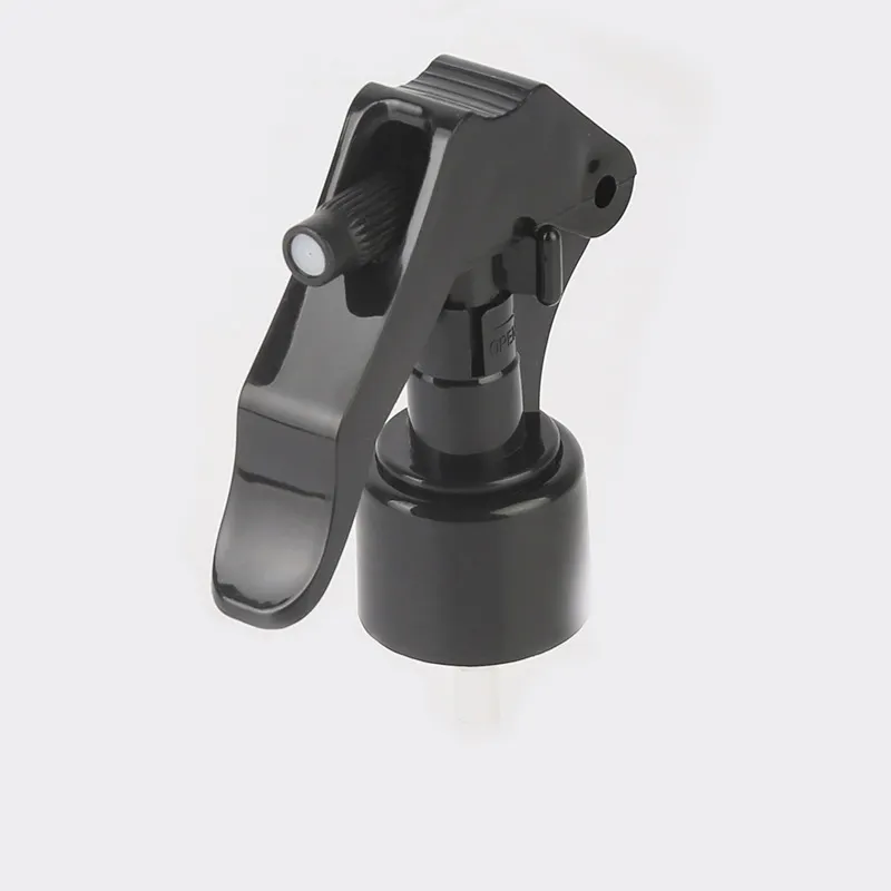 Pompa a spruzzo con grilletto per pompa a spruzzo Mini spruzzatore in plastica nera personalizzata NH per la pulizia