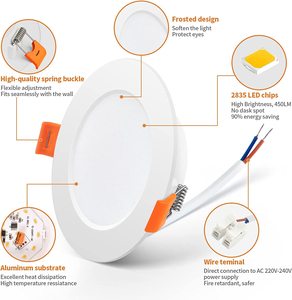 3w 9w <strong>12w</strong> 18w 24w 2.5 Inch <strong>4</strong> Inch Potlights Dimmable Led Downlight Mini Cct Led Recessed Downlight Led Panel <strong>Light</strong> - Product Image 2