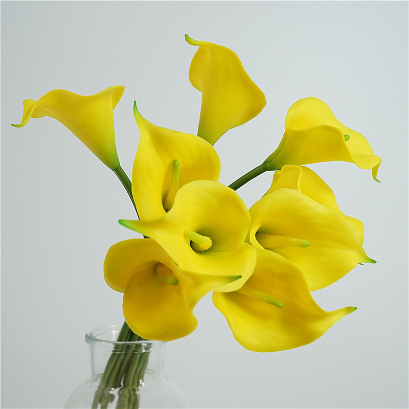 Bouquet de 9 Callas Jaunes