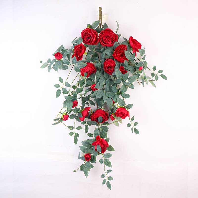 Nouvelle tenture murale pivoine rouge