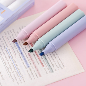 Grande capacità personalizzabile Logo di alta qualità penna evidenziatore cancelleria colorato evidenziatore penna - Product Image 2