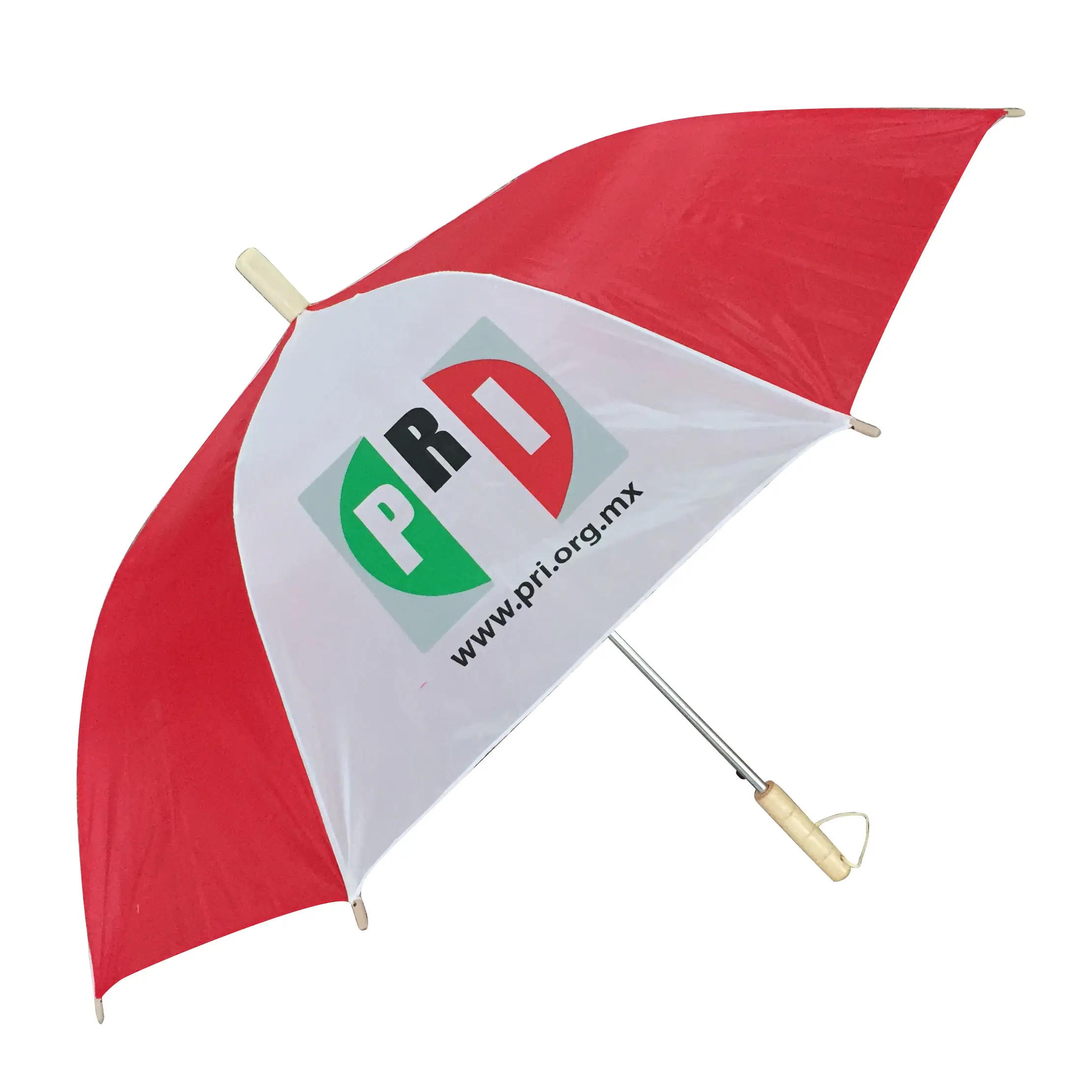 Hot Sale Oem Straight Golf Umbrella White And Red Golf Umbrella With Long Handle