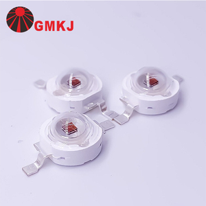 GMKJ High Power 3 Watt Deep Red 655 nm <strong>660</strong> nm 665 nm <strong>Led</strong> Chip Light Therapy