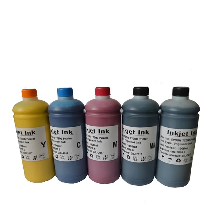 Antisunlight Ao Ar Livre Impressão Digital Tinta Pigmentada Impressora Jato De Tinta Cerâmica