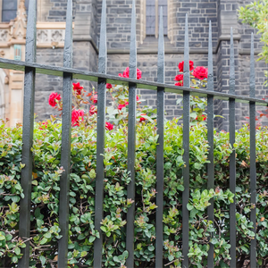 سياج من الألومنيوم سياج ساحة الحديقة لوحة سياج خارجي من الألومنيوم الحديث للمنزل - Product Image 2