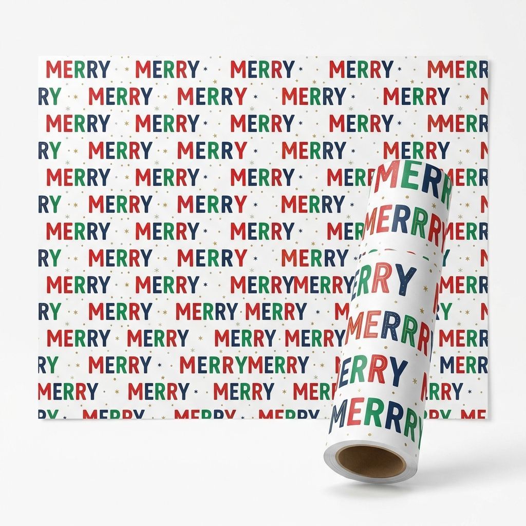 Colorful Merry Christmas