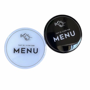 Custom NFC Stand with NTAG213 Chip ISO14443A PVC Google Review Tag for Social Media Marketing &amp; Loyalty <strong>Programs</strong> - Product Image 1