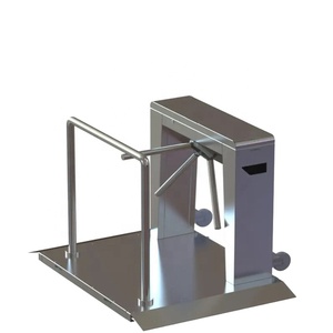 Controllo accessi tornello a treppiede a corsia singola con cancello tornello lettore di schede RFID - Product Image 1