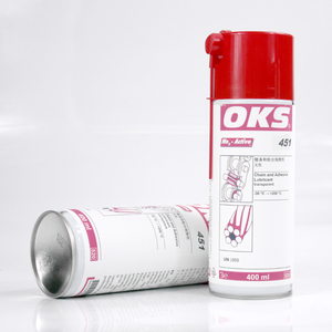 Orijinal OKS 451 zincir yapıştırıcı yağlayıcı sprey 400ml şeffaf tam sentetik yapıştırıcı yağlayıcı - Product Image 2