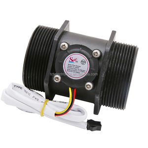 Sensor de flujo de agua de 2 pulgadas, medidor de flujo de turbina de agua de grado industrial, YF-DN50 Hall NPN