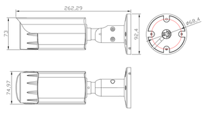 最新AI VCA 8MP全彩IP网络摄像机防水户外闭路电视安全系统sd卡内置 - Product Image 5