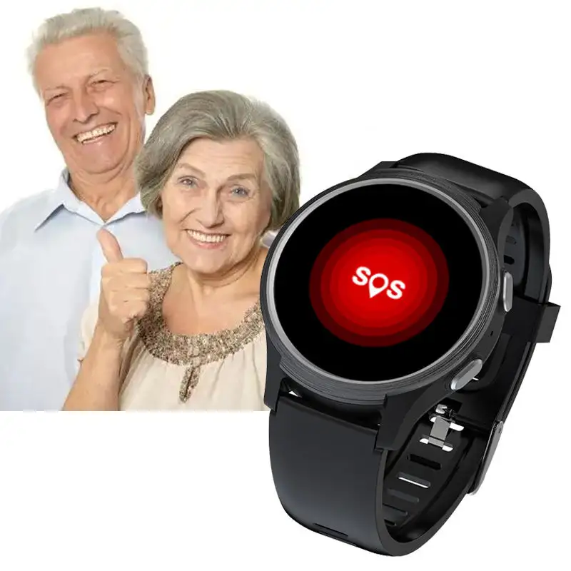 Reloj de emergencia para ancianos, pulsera con gps para teléfono, productos para el cuidado de los ancianos, sistema de alarma