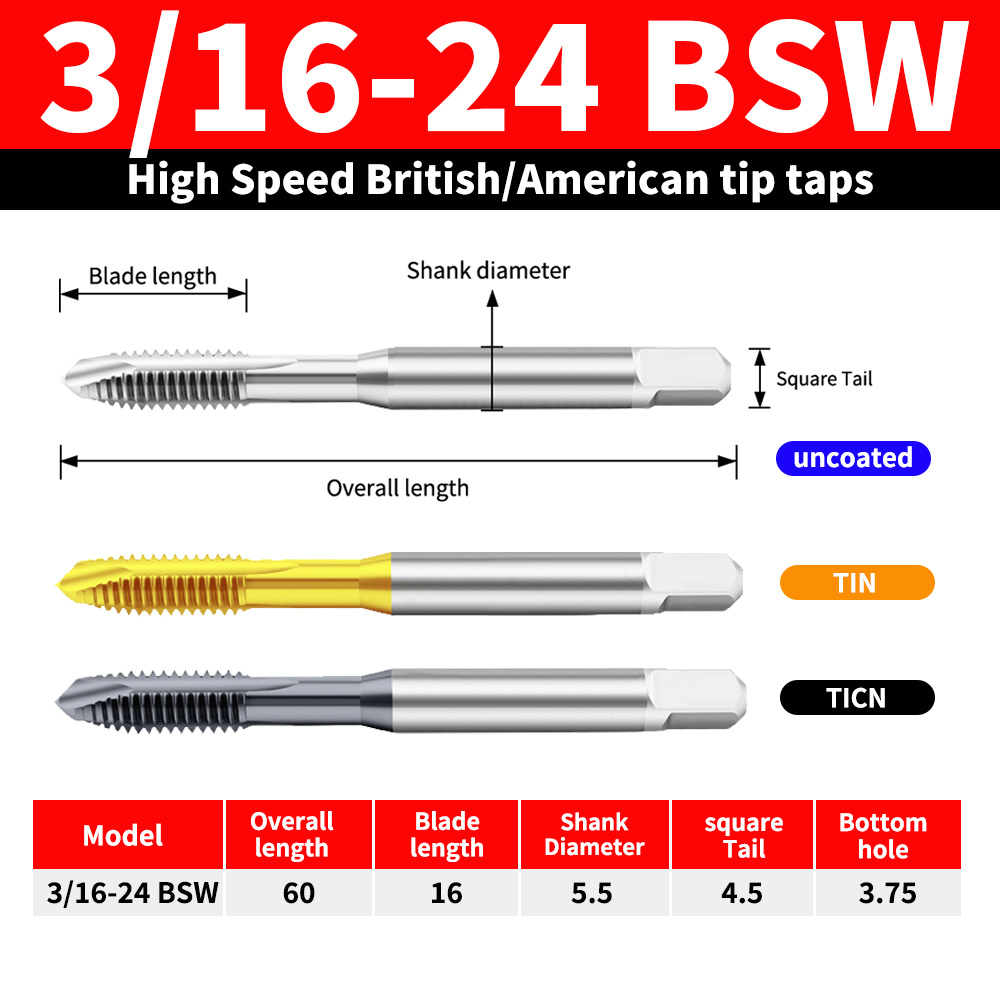 3/16-24 BSW