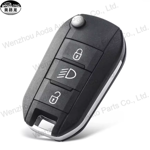 Di alta qualità Smart Car chiave a distanza 3 pulsanti pieghevole nero eco-friendly di plastica + metallo per <span class=keywords><strong>Citroen</strong></span> per - Product Image 4