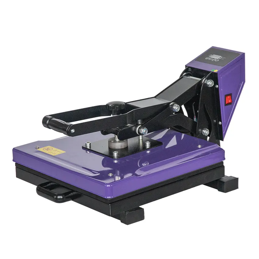 Alta Presión 16x24 de la máquina de transferencia de calor de prensa T camisa proporcionada ropa etiqueta máquina de impresión de sello caliente Manual Auplex
