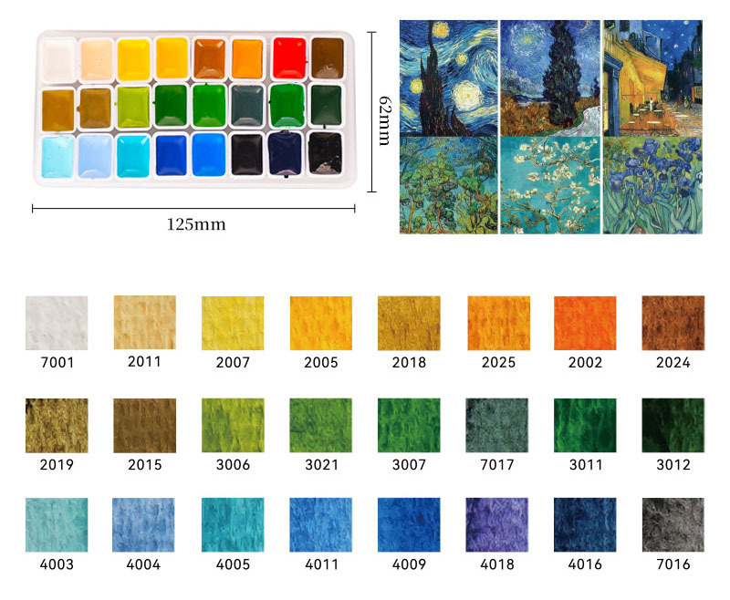 24-color van gogh scheme
