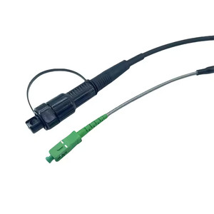 IP68 su geçirmez Jumper Preconnectorized yuvarlak Fiber optik saplama kablo 5.0MM <span class=keywords><strong>Hauwei</strong></span> SC APC konnektörü ile
