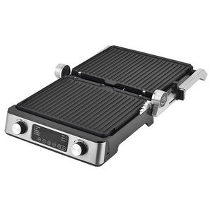 2 in 1 Detachable <strong>Digital</strong> Smart <strong>Temperature</strong> <strong>Control</strong> 4 Slice Waffle Maker 2200W Commercial Contact Panini Grill With <strong>Timer</strong> - Product Image 4