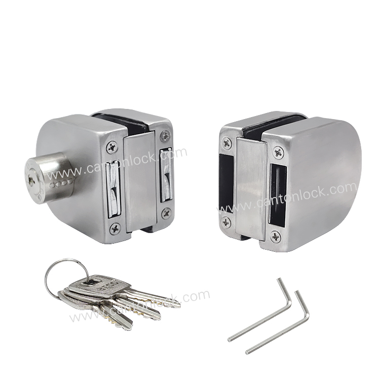 HYLAND OEM GL125 Stainless steel Glass door lock, frameless glass lock for double door
