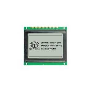 Carattere di 12864 della pannocchia di fabbricazione cinese 78*70MM di alta qualità 12864 Display grafico a perno modulo retroilluminazione pannello LCD - Product Image 1