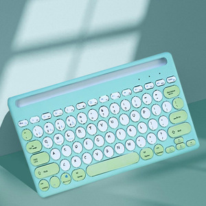 Werks kartens teck platz 4-Kanal-Bluetooth-Tastatur Dual Mode Mute für Pad-Mobiltelefon - Product Image 4