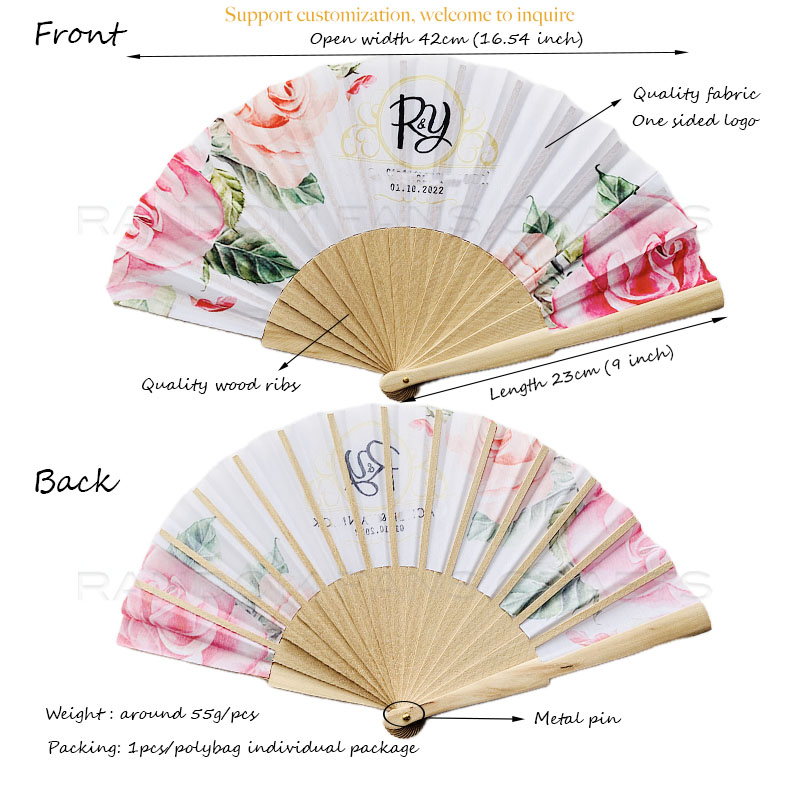 custom hand fan,please send logo