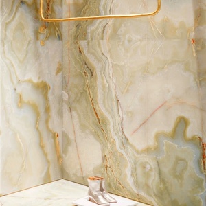 פיג 'סטן בהיר ירוק ושקוף slab סין שיש אוניקס ירוק שולחן קפה שולחן אוכל
