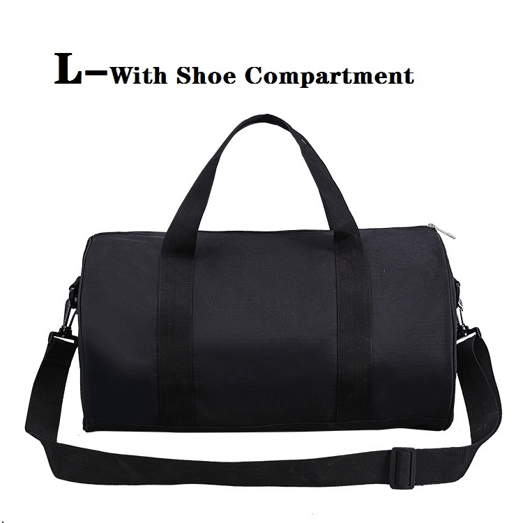 black-L-With Shoe Compartment