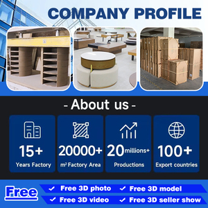 Modern küçük daire oturma odası çay masası LT-8831 üst düzey krem tarzı ahşap yüksek ve düşük bulutlar ile yüksek düşük oturma için - Product Image 5