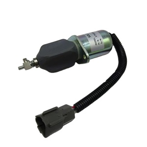 332/J5060 322J5060 24V Fuel Shutdown Solenoid JCB JS130 JS160 JS180 JS240 JS260 Stopper Motor Replacement Pump Parts - Product Image 2