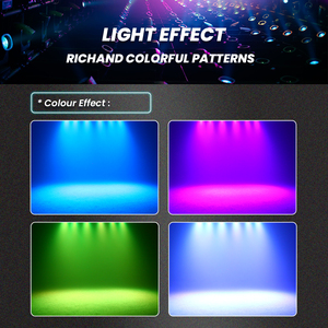 Par LED 4x8W RGBW 4in1 DMX Par สามารถแสงคลับ Dj Party มินิดิสโก้แสงเวทีเอฟเฟกต์ Par Light - Product Image 3