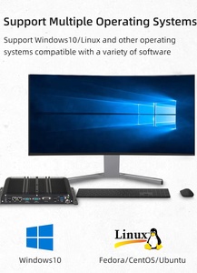 Micro <strong>Computer</strong> <strong>In</strong>-tel Core I7 1165G7 2 <strong>Network</strong> Ports DDR4 Memory WiFi BT 5G 2 RJ45 LAN RS232 COM Industrial Fanless Mini Pc - Product Image 3