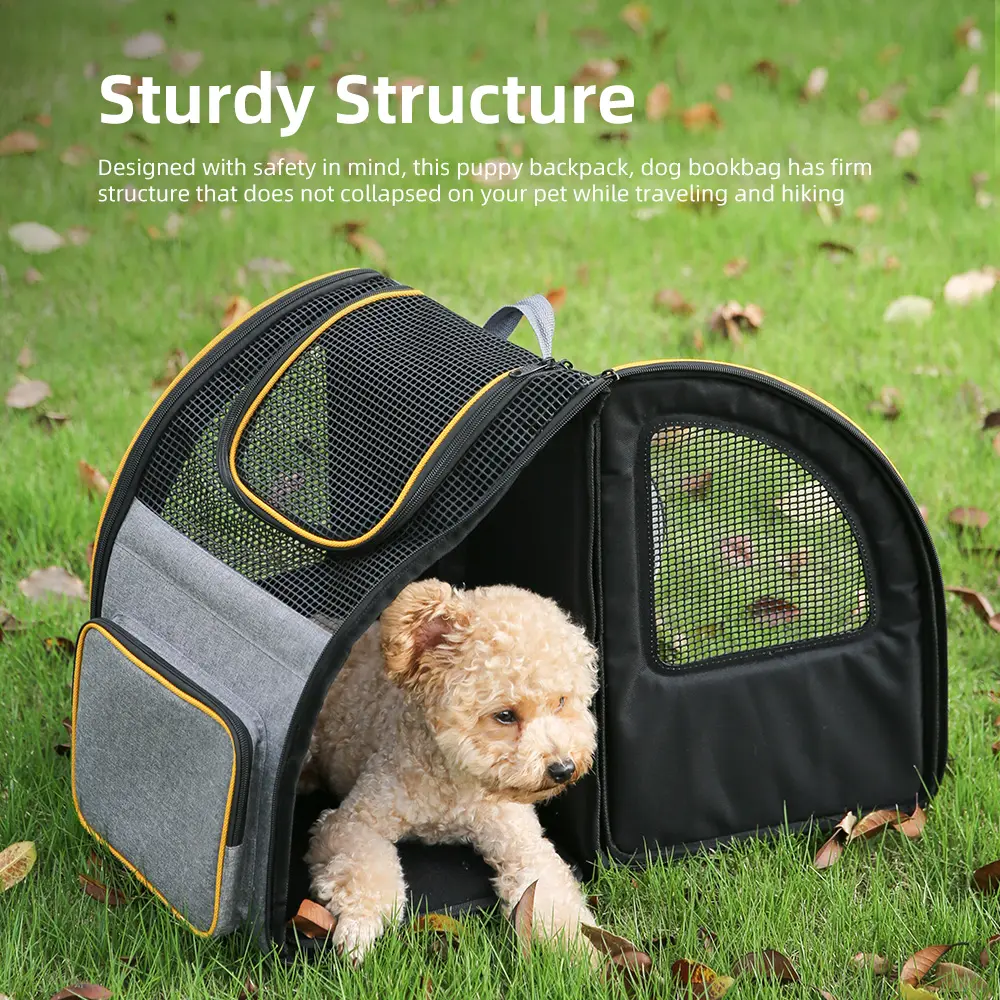 Individueller Outdoor-Reise-Haustier-Tragetasche Multifunktions-Aufbewahrungsraum atmungsaktiv Haustier-Hunde-Rücksack