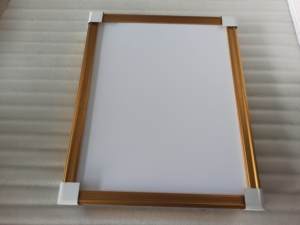 Shiny 40x50 cm Gold Narrow Edge <strong>Thin</strong> Classical Carving Picture Painting Solid Pine Wood Profile <strong>Frame</strong> With Size - Product Image 3