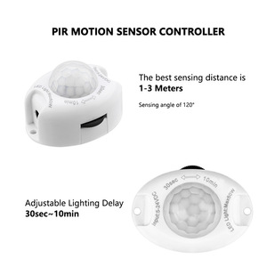 Sensor de movimiento Interruptor de luz 12V 5V 24V DC Detector de movimiento Temporizador activado Interruptor automático ON OFF Sensor de movimiento para tira LED - Product Image 5